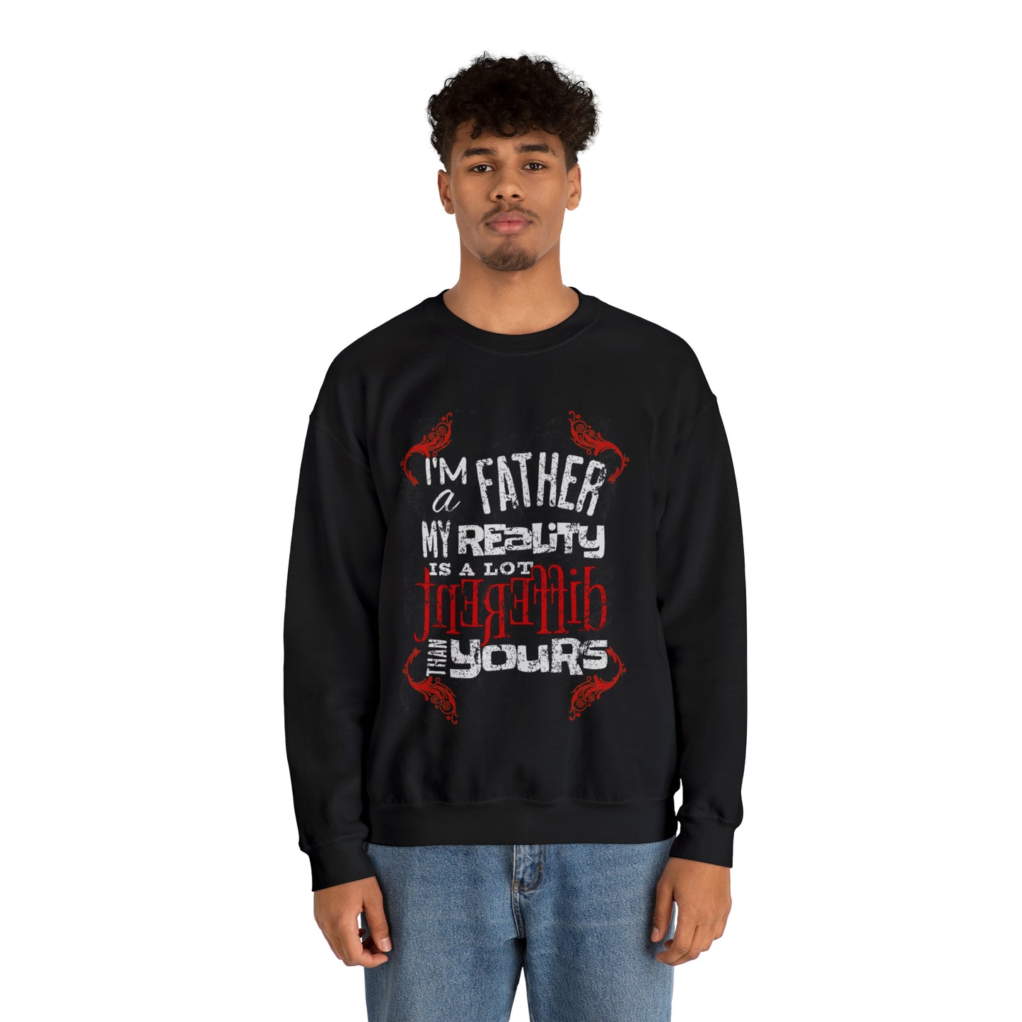 Heavy Blend Crewneck Sweatshirt For Dad. Father's Day gift. Sarcastic dad shirt. Funny Dad shirt