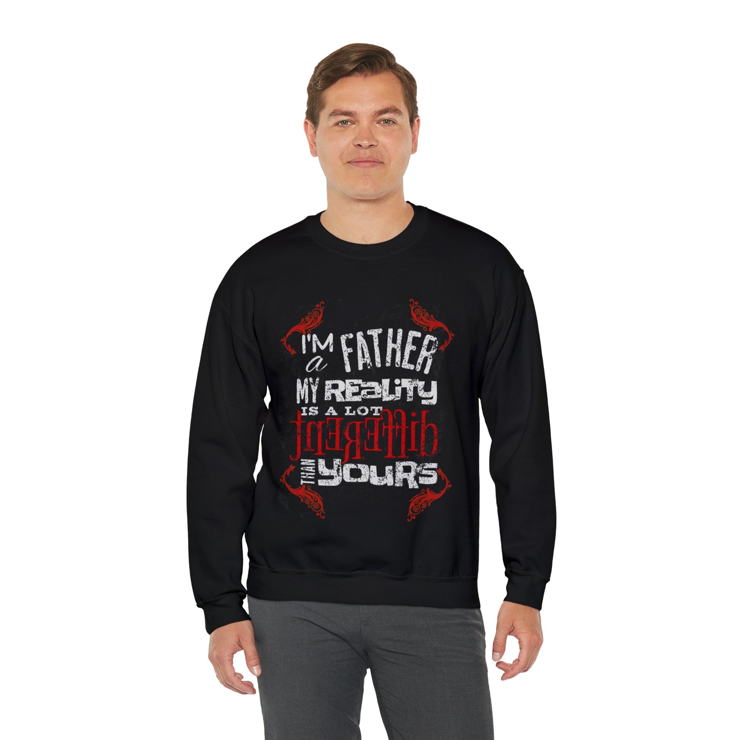 Heavy Blend Crewneck Sweatshirt For Dad. Father's Day gift. Sarcastic dad shirt. Funny Dad shirt