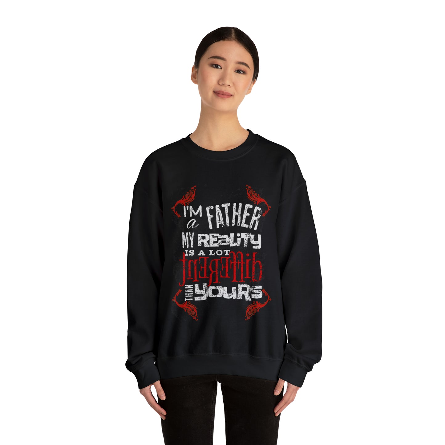 Heavy Blend Crewneck Sweatshirt For Dad. Father's Day gift. Sarcastic dad shirt. Funny Dad shirt