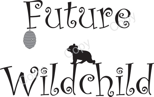 Future Wildchild, this is a digital download for home printing or POD