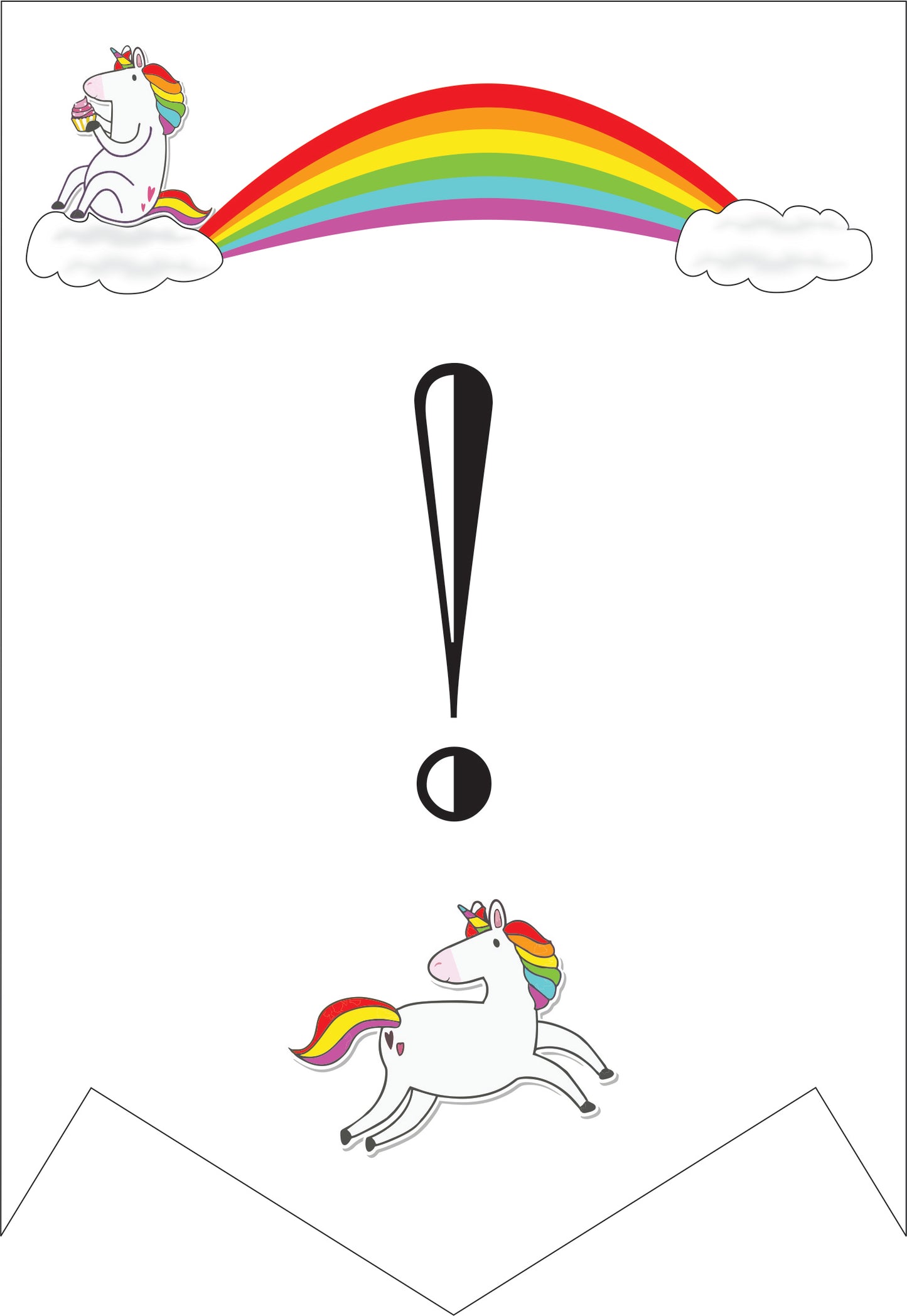 Rainbow Unicorn Banner