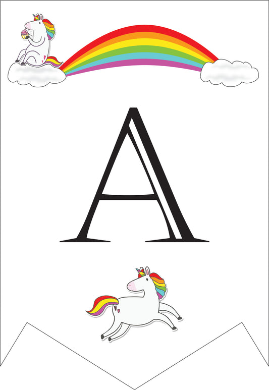 Rainbow Unicorn Banner
