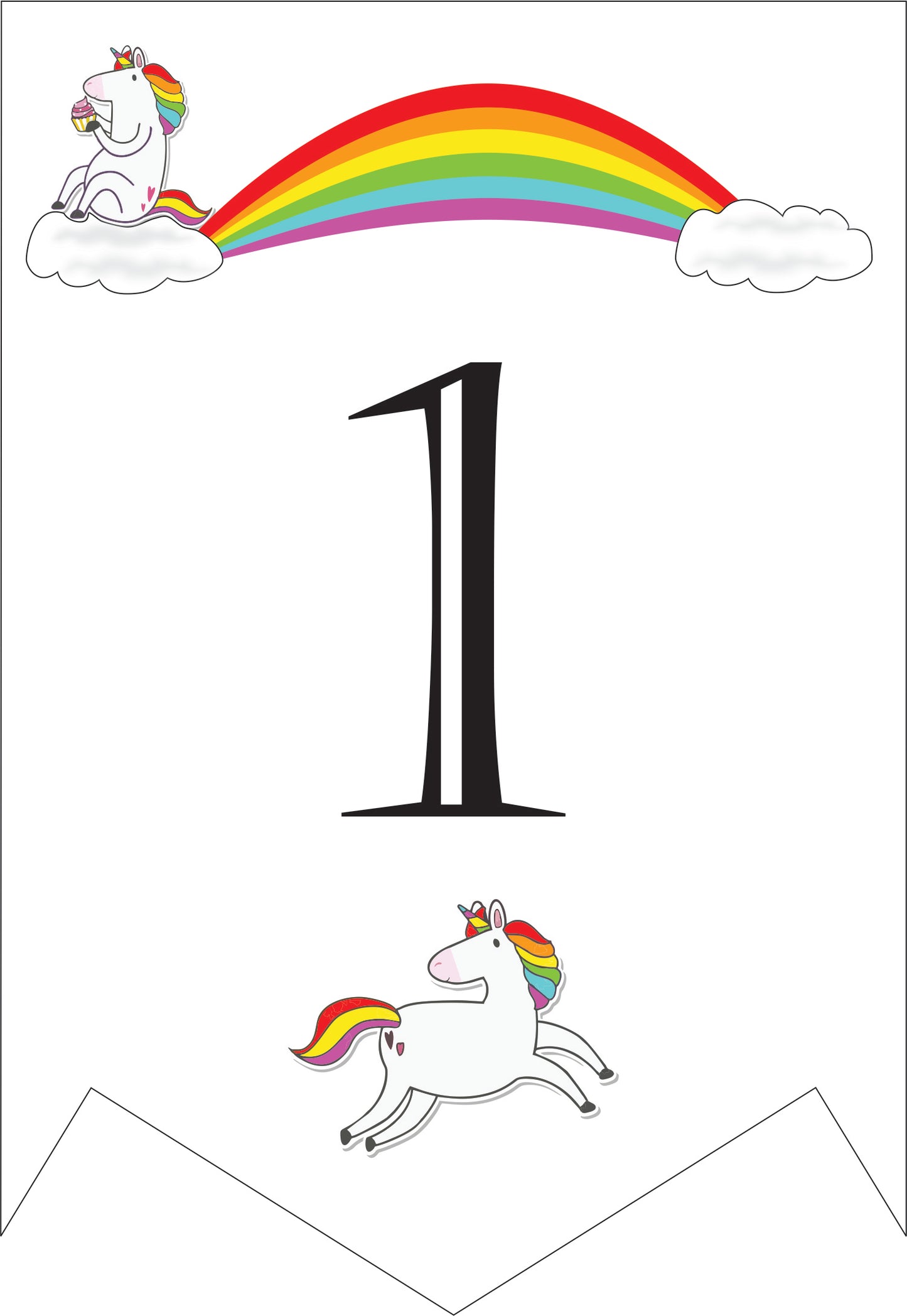Rainbow Unicorn Banner