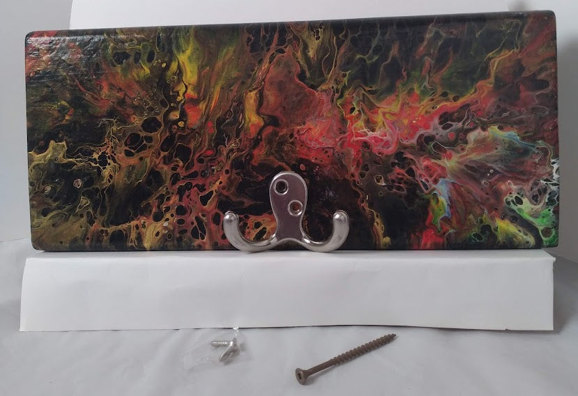 Galactic Explosion Coat Hanging Board.
